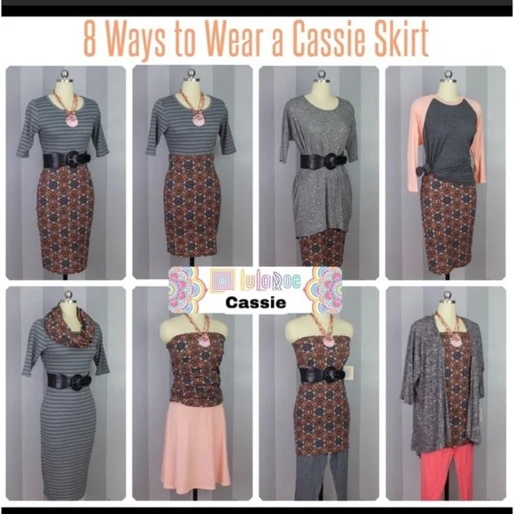 NWT LuLaRoe Cassie Skirt - Picture 7 of 12